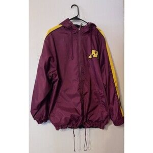 MN Golden Gophers Colosseum Reversible Hooded Fan Jacket Unisex Size Medium